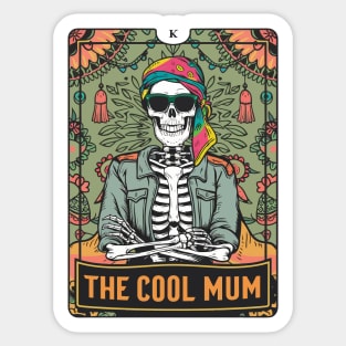 Funny Tarot Card : The Cool Mum Sticker